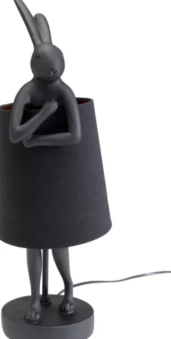 Tischleuchte Animal Rabbit Matt Schwarz 50cm
