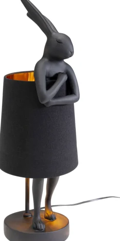 Tischleuchte Animal Rabbit Matt Schwarz 50cm