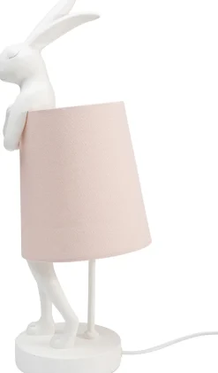 Tischleuchte Animal Rabbit Weiß/Rosa 50cm
