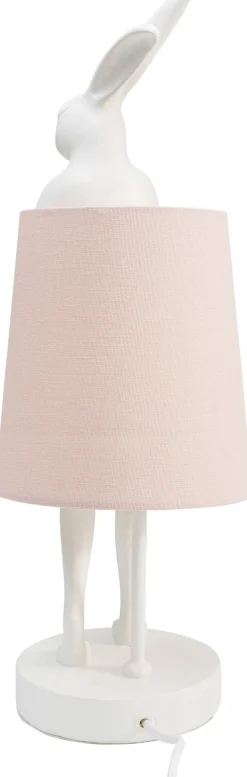 Tischleuchte Animal Rabbit Weiß/Rosa 50cm