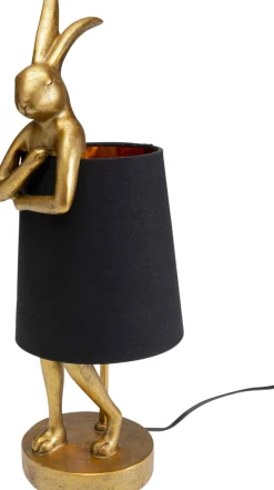 Tischleuchte Animal Rabbit Gold/Schwarz 50cm