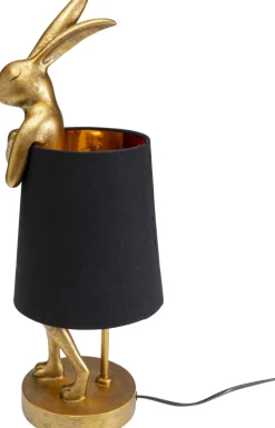 Tischleuchte Animal Rabbit Gold/Schwarz 50cm
