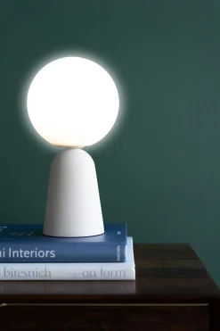 Tischleuchte Bollie Beige 33cm