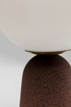 Tischleuchte Bollie Rot 33cm