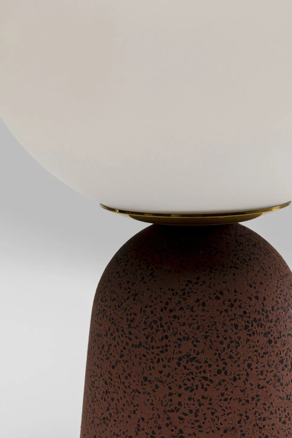 Tischleuchte Bollie Rot 33cm