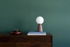 Tischleuchte Bollie Rot 33cm