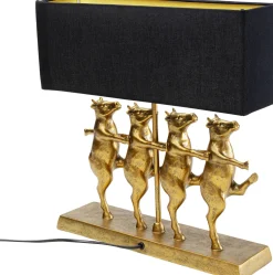 Tischleuchte Dancing Cows Schwarz