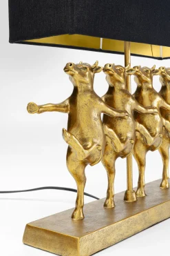 Tischleuchte Dancing Cows Schwarz