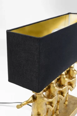 Tischleuchte Dancing Cows Schwarz