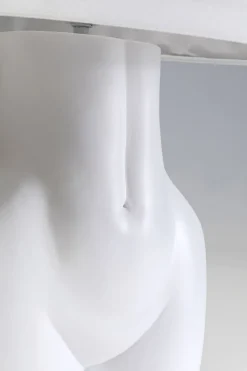 Tischleuchte Donna Weiß 48cm