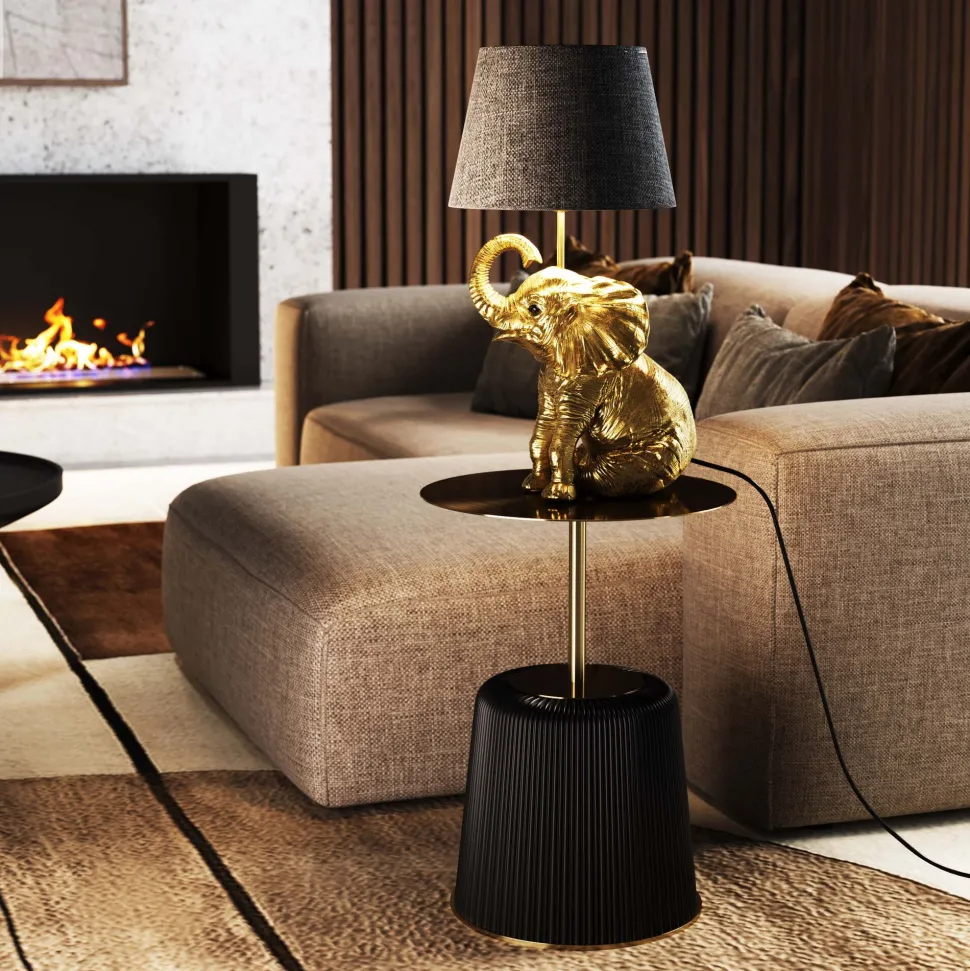 Tischleuchte Happy Elefant 48cm