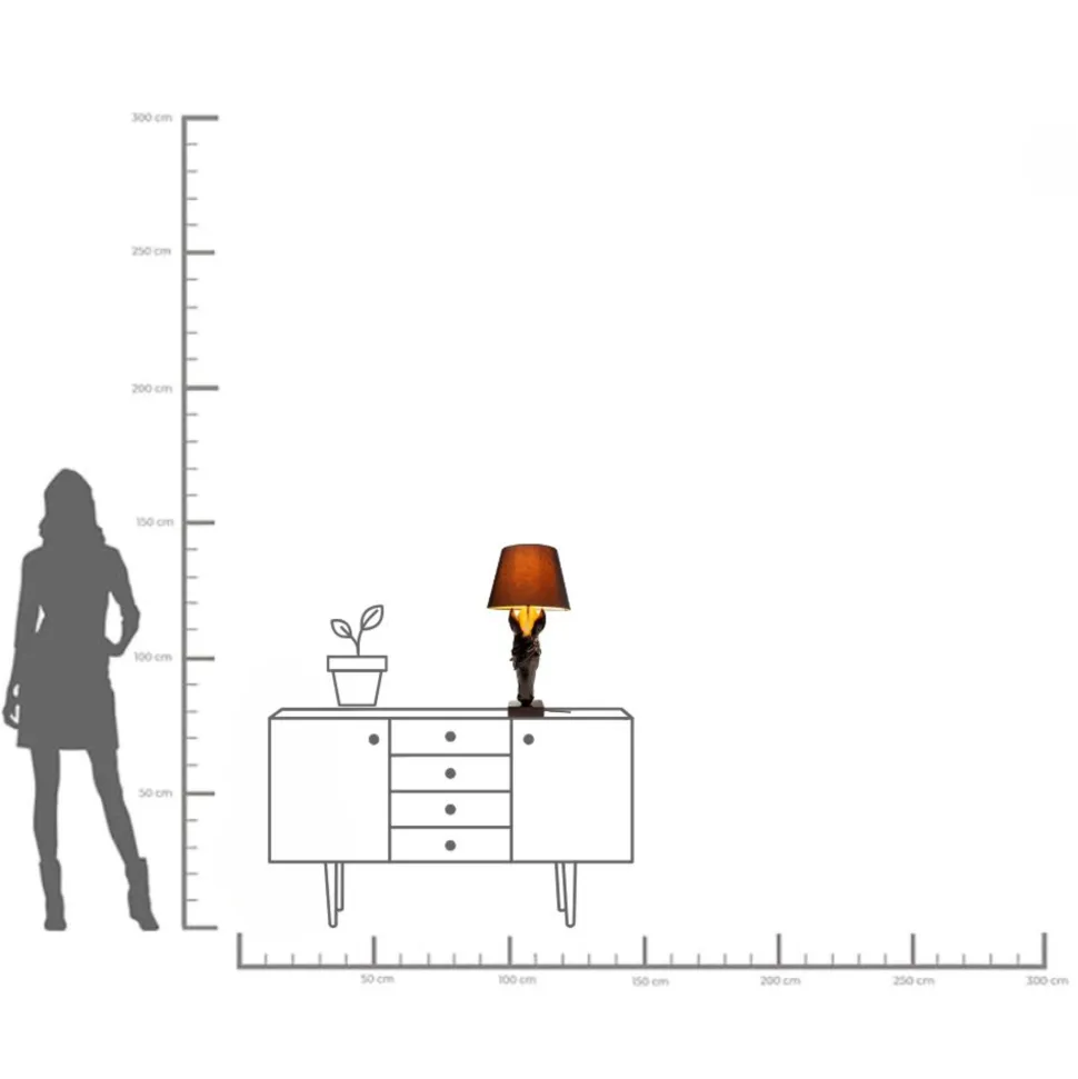 Tischleuchte Horse Head 50cm