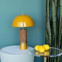 Tischleuchte Josy Gelb 51cm