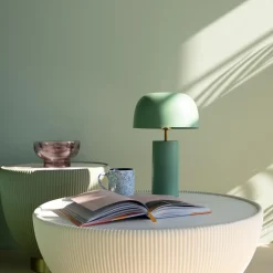 Tischleuchte Loungy Salbei 38cm