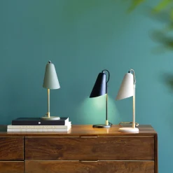 Tischleuchte Mira Salbei 32cm