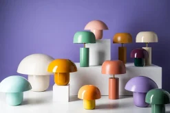 Tischleuchte Mushroom Gelb 27cm