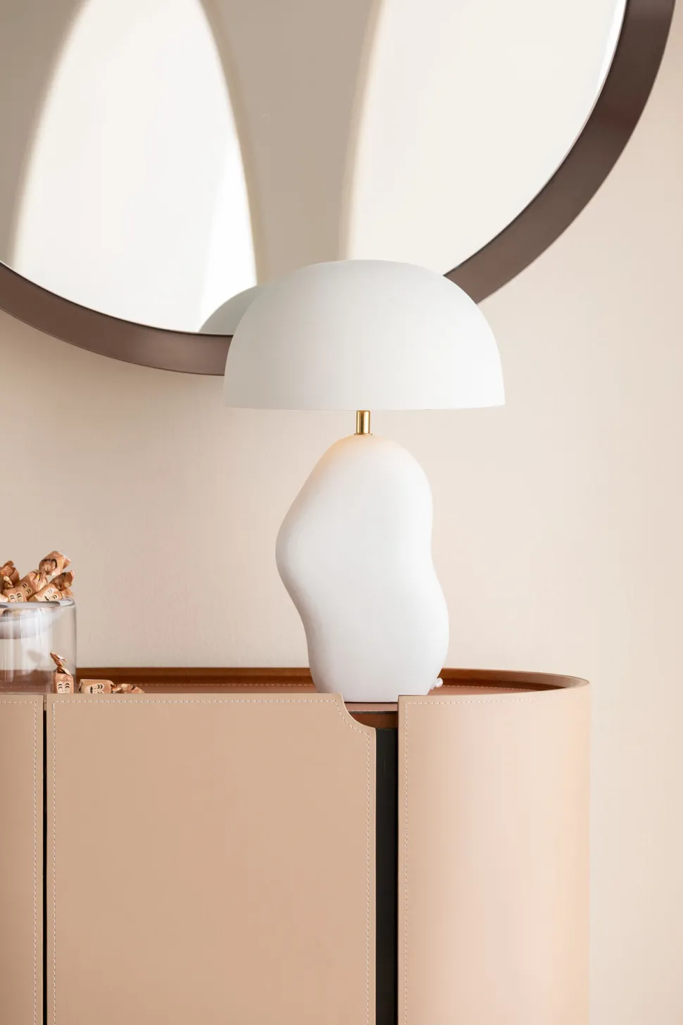 Tischleuchte Nube Weiß 48cm