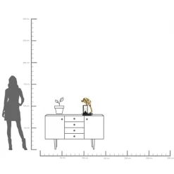 Tischleuchte Nude Man Streching 39cm