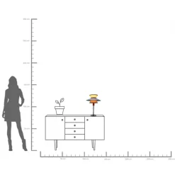 Tischleuchte Riva 49cm