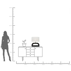 Tischleuchte Tube 52cm