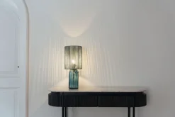 Tischleuchte Vecchio Blau 42cm