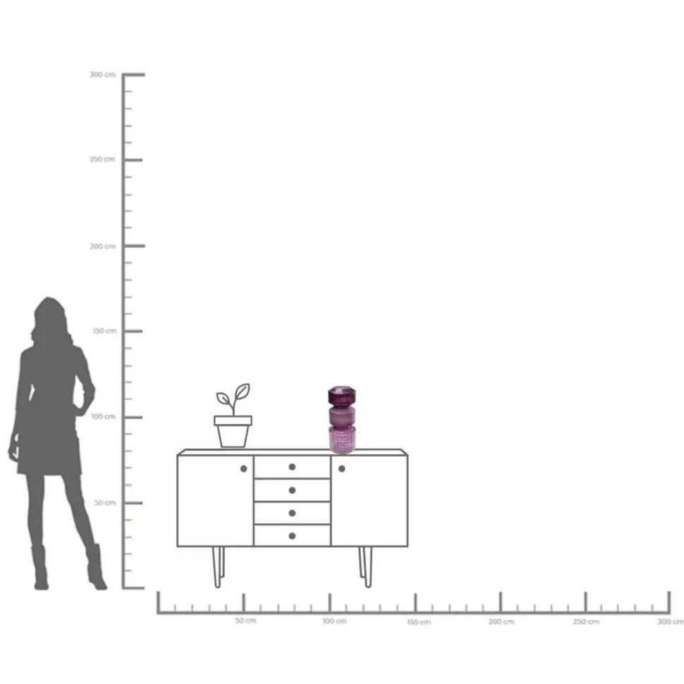 Vase Marvelous Duo Pink 42cm