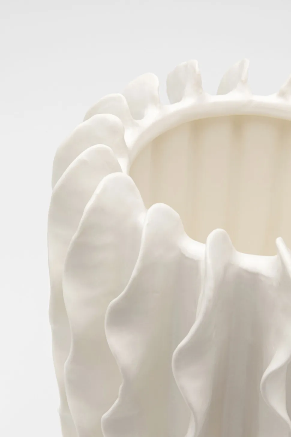 Vase Viento Weiß 26cm