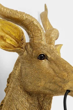 Wandleuchte Animal Goat Gold 45x74cm