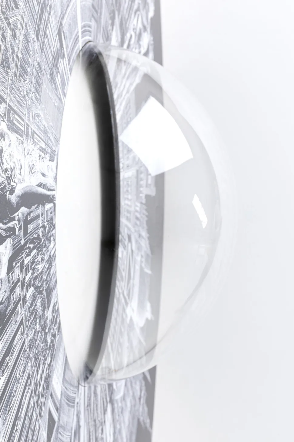 Wandobjekt City Pupil Ø160cm