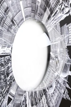 Wandobjekt City Pupil Ø160cm