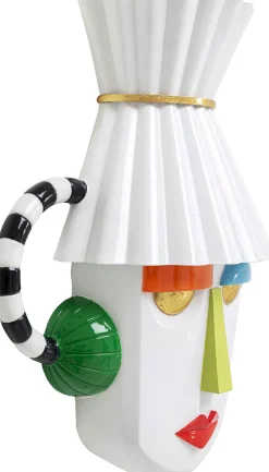 Wandobjekt Mesquerade Weiß 37x41cm