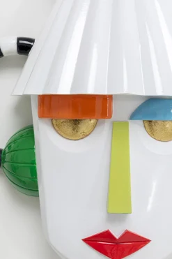 Wandobjekt Mesquerade Weiß 37x41cm