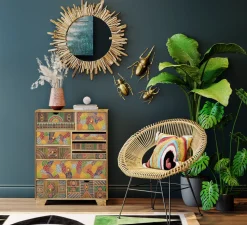 Wandschmuck Atlas Beetle Gold