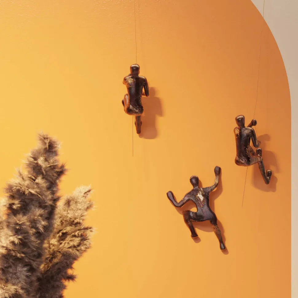 Wandschmuck Climber Rope