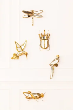 Wandschmuck Dragonfly Mirror 27x35cm