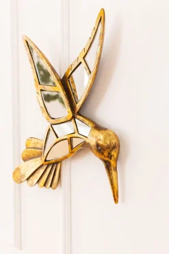 Wandschmuck Hummingbird Mirror 27x32cm