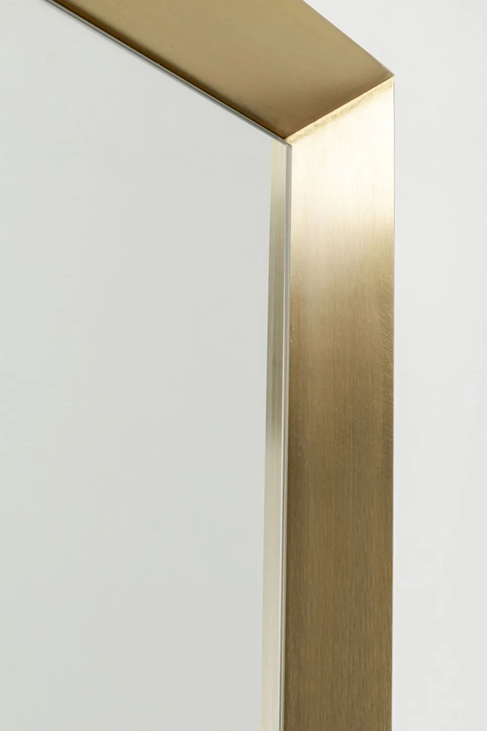 Wandspiegel Arezzo Brass Trapez 65(45)x160cm