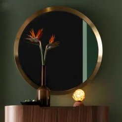 Wandspiegel Arezzo Coffee Ø100cm