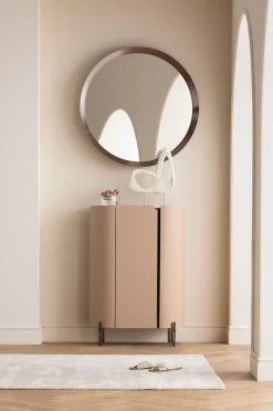 Wandspiegel Arezzo Coffee Ø100cm