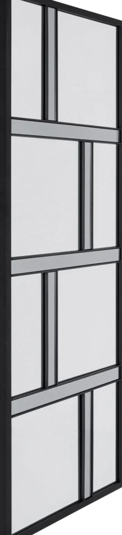 Wandspiegel Brick Schwarz 71x182cm