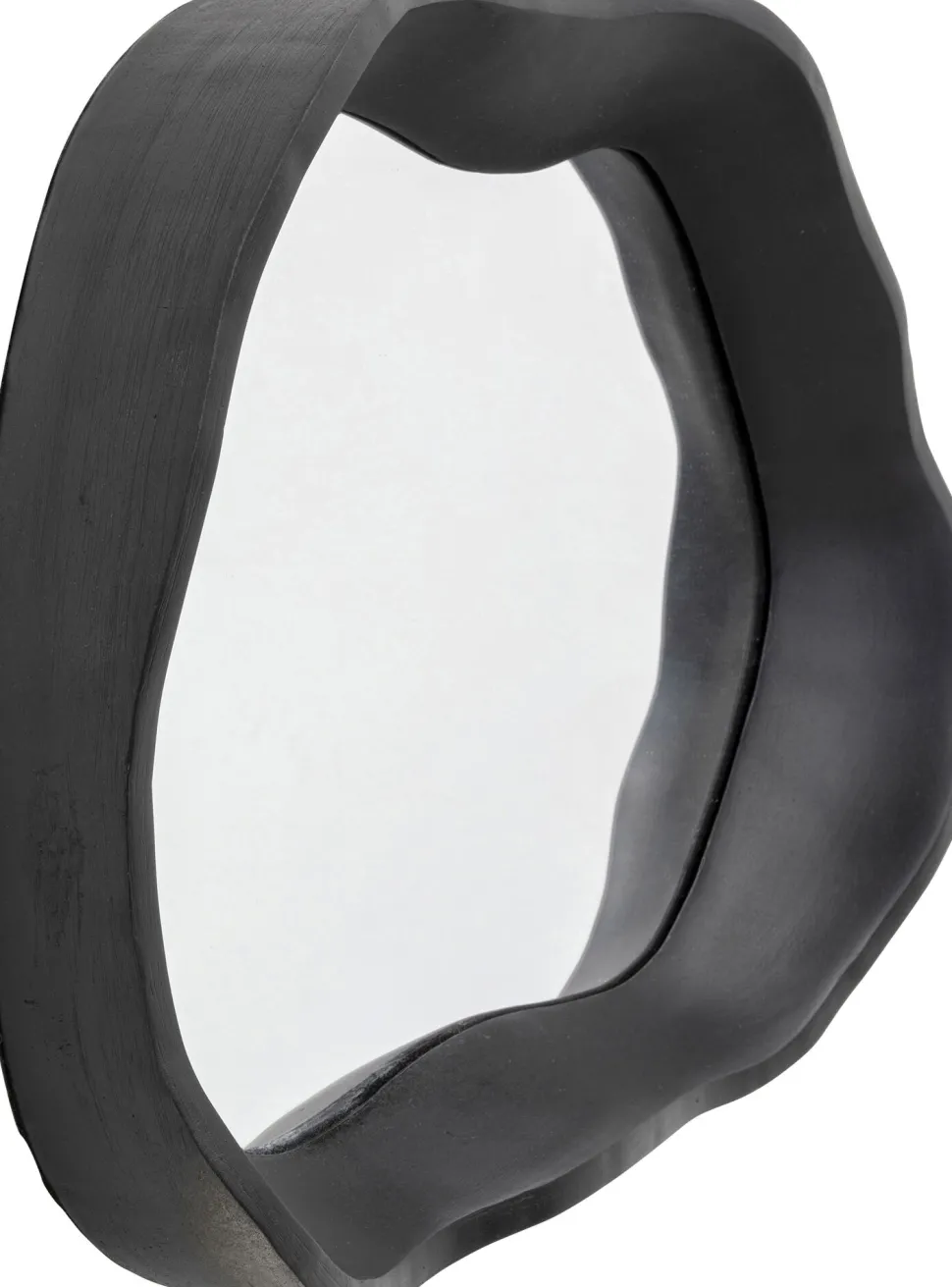 Wandspiegel Dynamic Schwarz 40x34cm