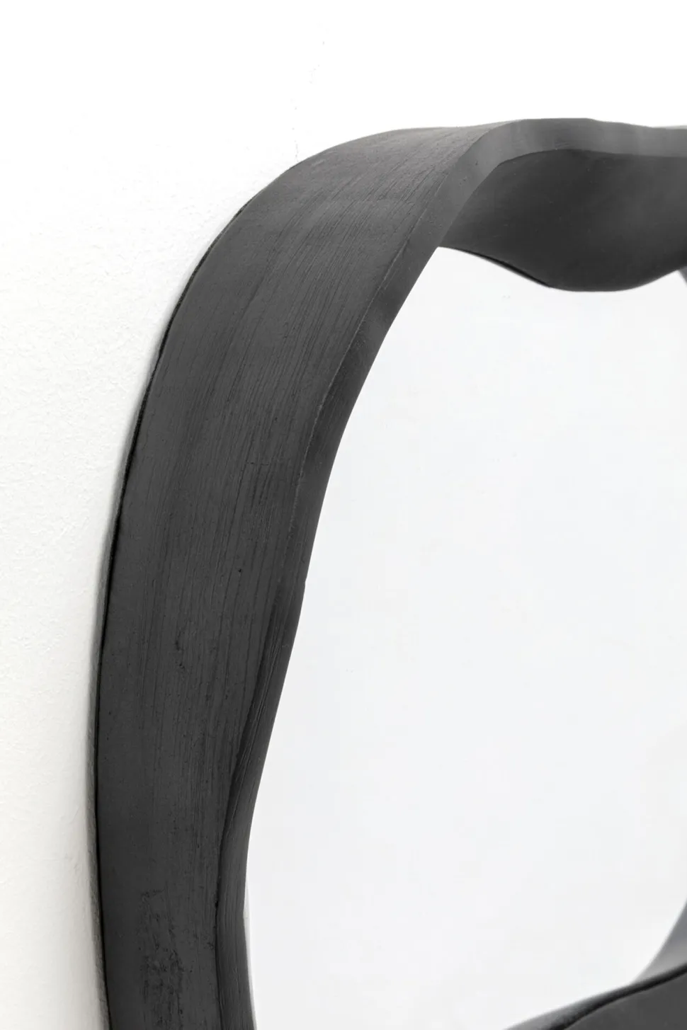 Wandspiegel Dynamic Schwarz 40x34cm