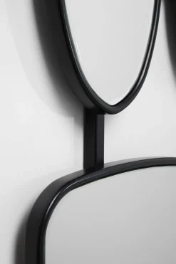 Wandspiegel Nastro Schwarz 80x114cm