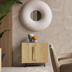 Wandspiegel Sea Jewellery Weiß Ø110cm