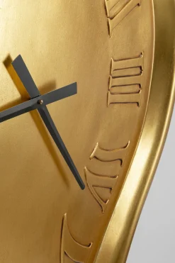 Wanduhr Big Drop Gold 92x127cm