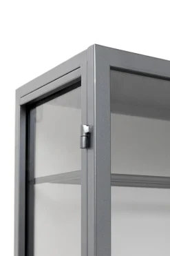 Wandweinregal Porto Schwarz 75x80cm