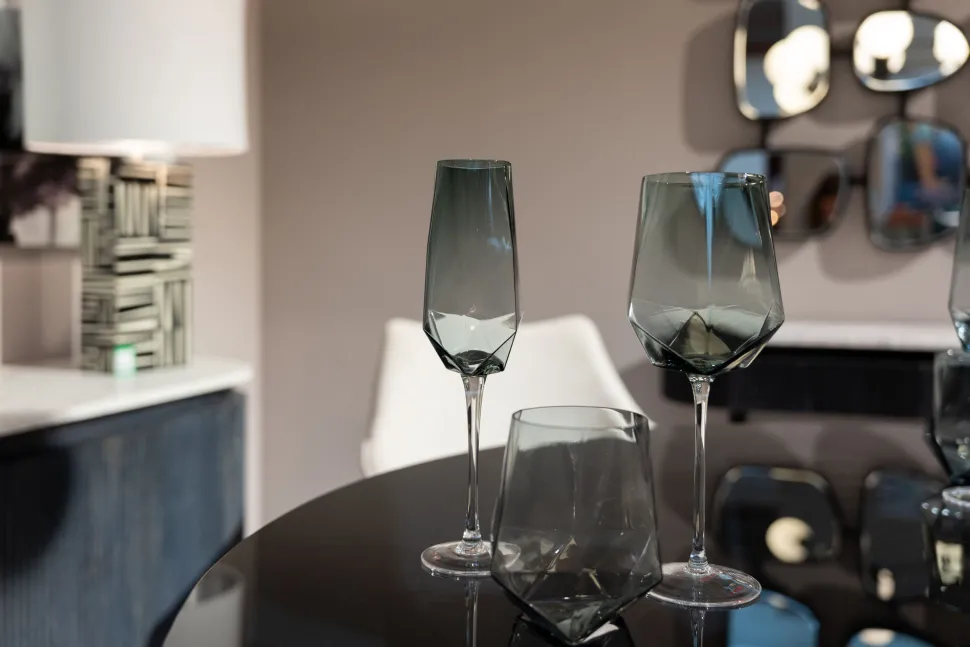 Wasserglas Diamond Smoke