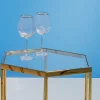 Weinglas Diamond Gold Rim