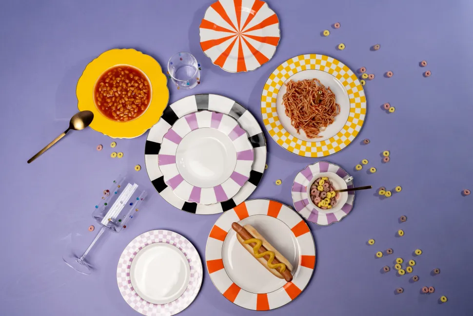 Weinglas Party Dots 23cm