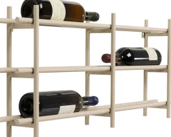 Weinregal Cape Town Greige 80x34cm